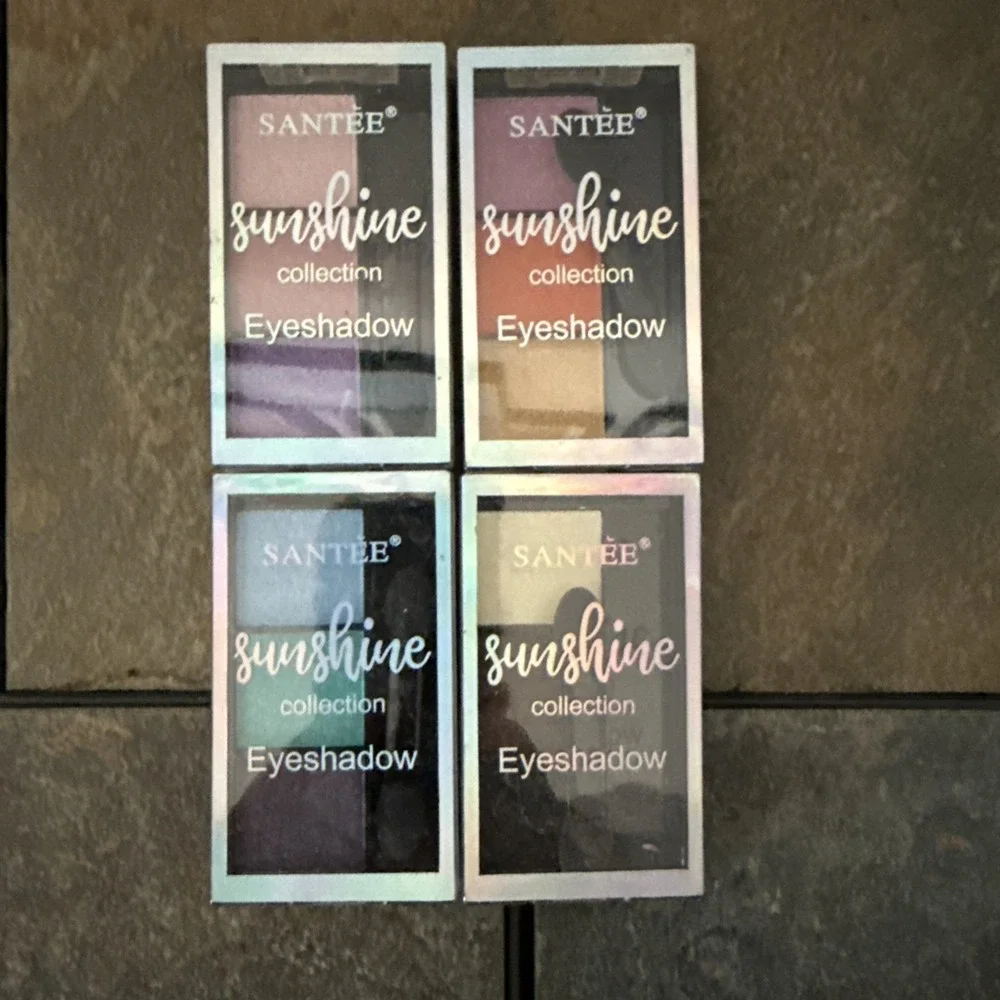 SANTĚE® Sunshine Collection‎ Eyeshadow Set Of 4 Palettes NEW
